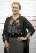 Meryl Streep presentó en Roma su cinta "Julie &amp; Julia"